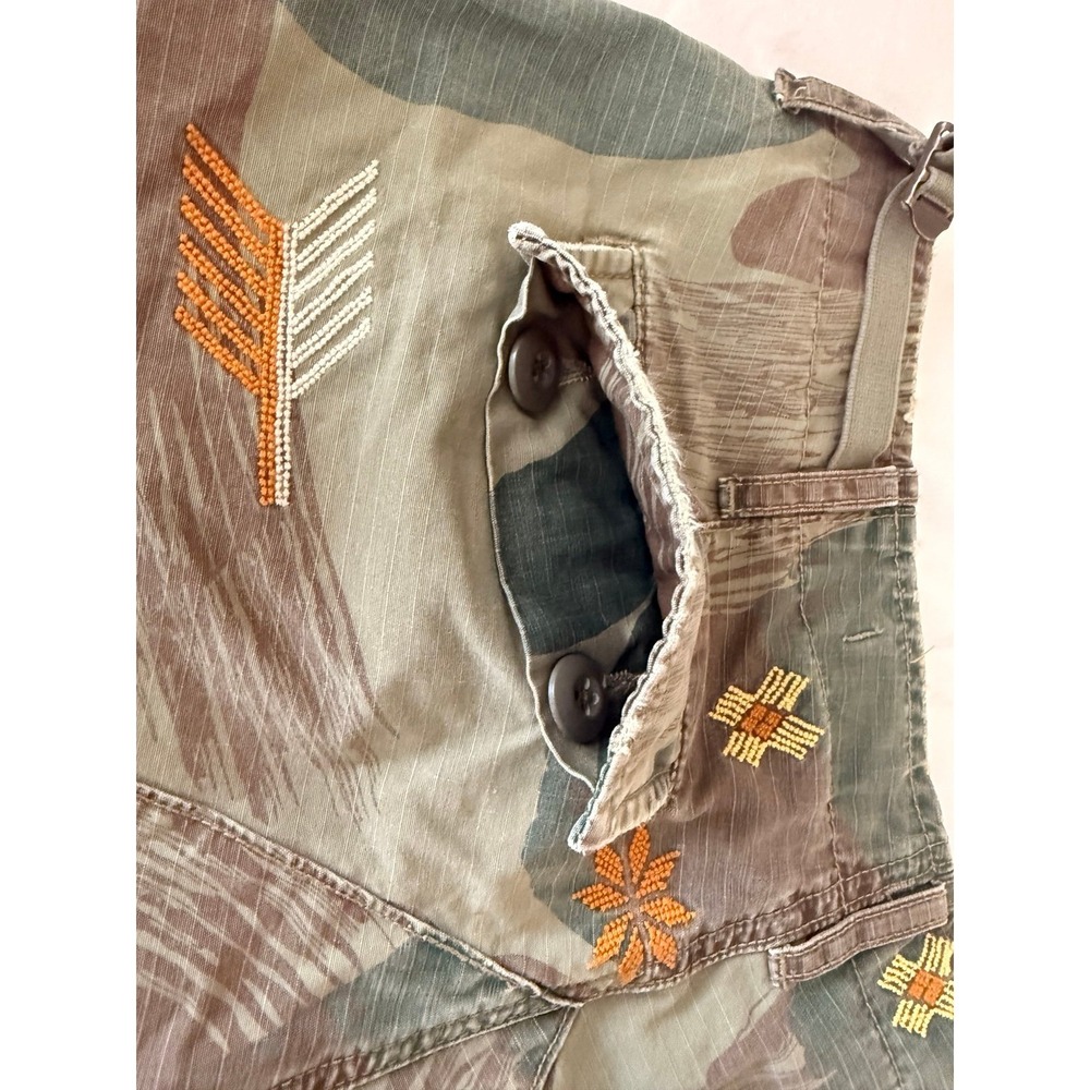 Denim & Supply RALPH Lauren 30 Aztec Camo RRL Flag Polo VINTAGE Military SHORTS - Picture 5 of 10